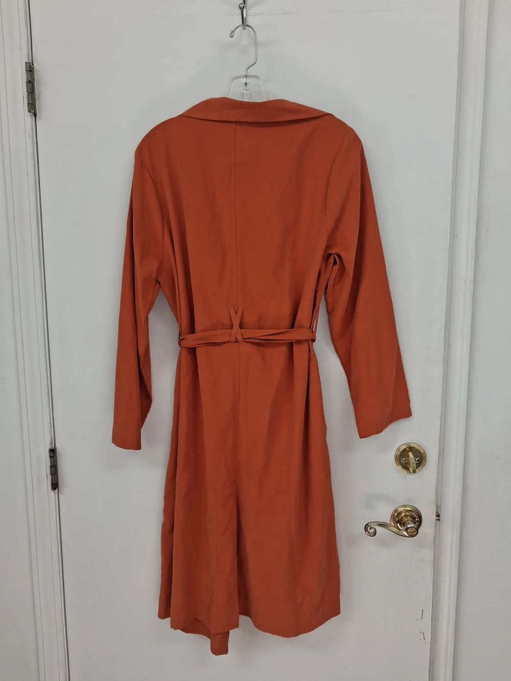Love Tree Rust Orange Shirt Jacket Size Small - Picture 6 of 6